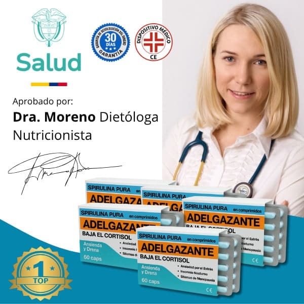 Integratore di spirulina pura per dimagrire e ridurre il cortisolo.
