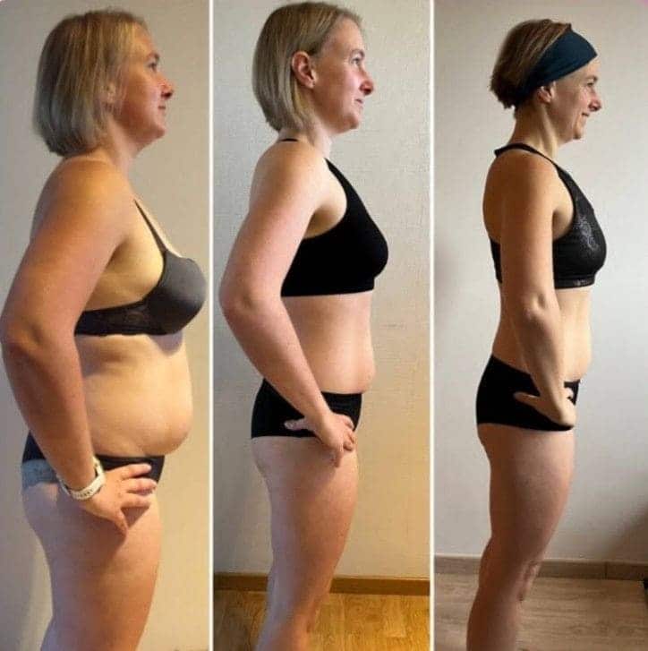Progressi di perdita di peso e tonificazione muscolare.